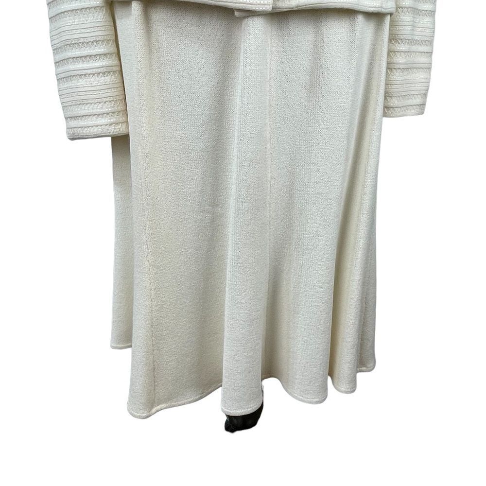 St John Evening Collection 2 Piece Blazer Skirt Tie/Button Front - Picture 6 of 16